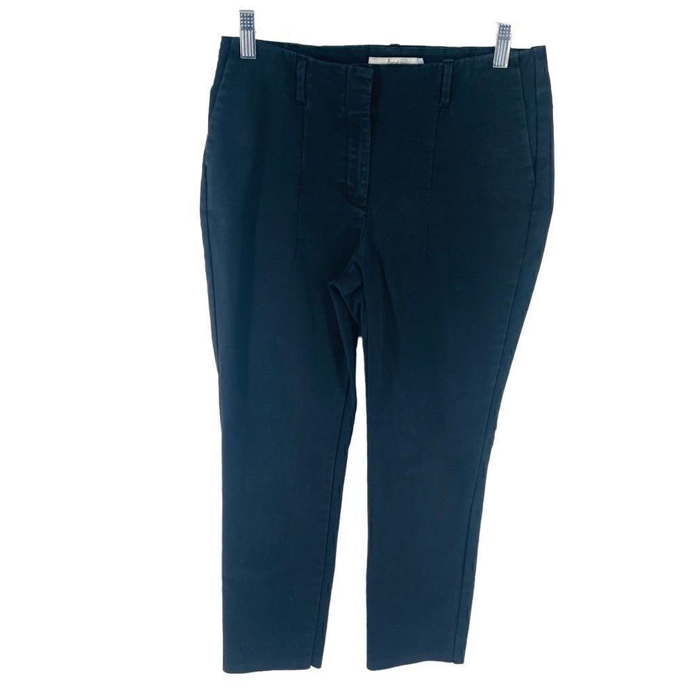 Boden Women's Skinny Jeans Denim Slim Leg High Waisted Pockets Black Size 8 8L l